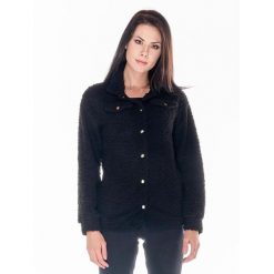 Damska koszula typu sherpa Basic Leone. Czarne koszule damskie LEONE 1947 APPAREL, l, bez wzorów, z tkaniny, sportowe, bez kołnierzyka, bez ramiączek. W wyprzedaży za 223.60 zł.