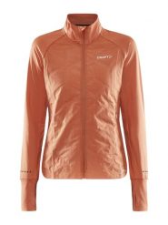 Craft ADV SubZ Jacket 2 W – lekka, wiatroszczelna kurtka biegowa – Rusty Glow. Brązowe kurtki damskie Craft, na zimę, m, bez wzorów, z dżerseju, bez kaptura. Za 279.00 zł.