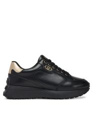 Liu Jo Sneakersy Lolo 20 BF5027 P0102 Czarny. Czarne obuwie sportowe damskie Liu Jo, ze skóry, bez zapięcia. Za 499.99 zł.