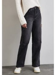 Street One Dżinsy - Comfort fit - w kolorze antracytowym rozmiar: W27/L30. Czarne jeansy damskie Street One, z podwyższonym stanem. Za 149.31 zł.