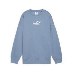 Damska bluza oversize Essentials Nature 2.0 z okrągłym dekoltem PUMA. Niebieskie bluzy damskie Puma, s, bez wzorów, bez kaptura. W wyprzedaży za 194.00 zł.