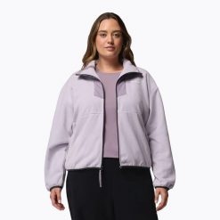 Bluza damska Columbia Sequoia Grove Full Zip. Fioletowe bluzy damskie Columbia, bez wzorów, bez kaptura. Za 219.99 zł.