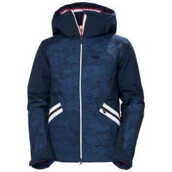 Damska kurtka narciarska Helly Hansen Motionista Infinity. Niebieskie kurtki damskie Helly Hansen, na zimę, bez wzorów, bez kaptura. W wyprzedaży za 1,997.50 zł.