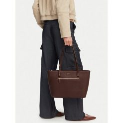 Torebka MEXX. Brązowe shopper bag Mexx, bez wzorów, bez dodatków. Za 229.99 zł.