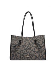 TOUS Torebka 20024369 Brązowy. Brązowe shopper bag tous, ze skóry, bez dodatków. Za 999.99 zł.