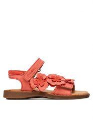 Froddo Sandały Lore Flos G3150272-4 M Czerwony. Czerwone sandały dziewczęce Froddo, ze skóry, bez obcasa, bez zapięcia. Za 209.99 zł.
