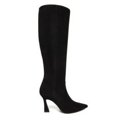Kozaki Stuart Weitzman. Czarne kozaki damskie Stuart Weitzman, bez obcasa, na szpilce, bez zapięcia. Za 3,669.00 zł.