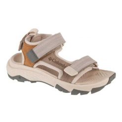 Damskie Skórzane Sandały Peakfreak Rush. Brązowe sandały damskie Columbia, bez wzorów, z materiału, z otwartym noskiem, bez obcasa, bez zapięcia. Za 463.99 zł.