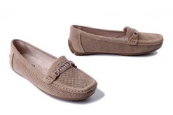 ARTIKER RELAKS 56C1073 jasnobrązowy, mokasyny damskie. Brązowe balerinki damskie Artiker Relaks, bez wzorów, ze skóry. Za 149.90 zł.