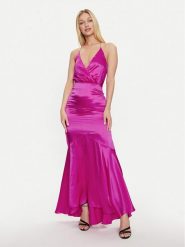 Marciano Guess Sukienka wieczorowa 4GGK56 9719Z Fioletowy Regular Fit. Fioletowe sukienki damskie Marciano Guess, z aplikacjami, z jedwabiu, wizytowe, bez ramiączek. Za 829.99 zł.