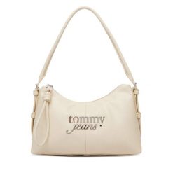 Torebka Tommy Jeans. Białe torebki klasyczne damskie Tommy Jeans, z jeansu, bez dodatków. Za 409.99 zł.