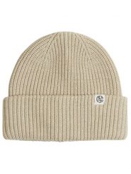 MOSS COPENHAGEN Czapka "Galine Rachelle" w kolorze beżowym rozmiar: onesize. Brązowe czapki damskie Moss Copenhagen, bez wzorów, z materiału. Za 92.45 zł.