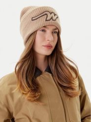 Weekend Max Mara Czapka Alben 2525576025 Beżowy. Brązowe czapki damskie Weekend Max Mara, na zimę, bez wzorów, z materiału. Za 519.99 zł.