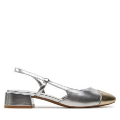 Sandały Call It Spring. Szare sandały damskie Call it Spring, bez wzorów, bez obcasa, na słupku, bez zapięcia. Za 149.99 zł.