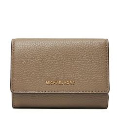 Portfel MICHAEL Michael Kors. Brązowe portfele damskie MICHAEL Michael Kors, bez wzorów. Za 419.99 zł.