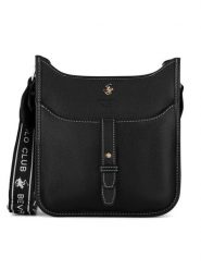 Beverly Hills Polo Club Torebka CEO-BHPC-C-016-07 Czarny. Czarne listonoszki damskie Beverly Hills Polo Club, bez wzorów, bez dodatków. Za 179.99 zł.