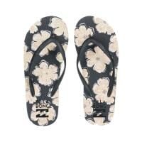 Japonki damskie Billabong Dama. Czarne klapki damskie Billabong, bez wzorów, z gumy, bez obcasa, bez zapięcia. Za 72.99 zł.