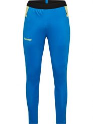 Spodnie treningowe Hummel Blaze Pro. Niebieskie spodnie sportowe damskie Hummel, m, bez wzorów, z materiału, na fitness i siłownię. Za 149.50 zł.