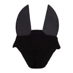 Czapka z muchą dla koni Equestro Silence. Czarne czapki damskie EQUESTRO, bez wzorów. Za 155.23 zł.