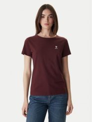 BOSS T-Shirt 50556994 Brązowy Regular Fit. Brązowe t-shirty damskie Boss, xl, bez wzorów, z bawełny, bez kołnierzyka. Za 229.99 zł.