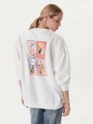 RVCA Bluza Spanky Loteria 23B463501 Biały Oversize. Białe bluzy damskie RVCA, m, bez wzorów, z bawełny, bez kaptura. Za 349.99 zł.