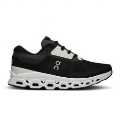 Buty do biegania damskie On 3WD30121197. Czarne obuwie sportowe damskie On, z materiału, do biegania. Za 809.90 zł.