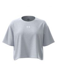 Under Armour Koszulka w kolorze jasnoszarym rozmiar: XL. Szare bluzki damskie Under Armour, xl, bez wzorów, bez kołnierzyka, bez ramiączek. Za 69.99 zł.