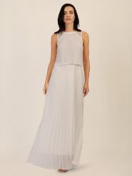 APART Sukienka w kolorze kremowym rozmiar: 44. Brązowe sukienki damskie Apart, bez wzorów, bez ramiączek. Za 339.99 zł.