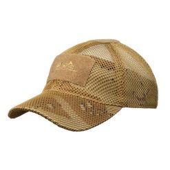 Czapka z daszkiem baseballowa Mesh. Zielone czapki z daszkiem damskie HELIKON-TEX, z aplikacjami, z materiału. Za 79.99 zł.