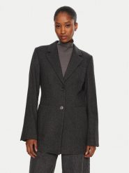 Marc O'Polo Marynarka 409 0208 80083 Szary Loose Fit. Szare marynarki i żakiety damskie Marc O'Polo, bez wzorów, z wełny. Za 1,199.00 zł.