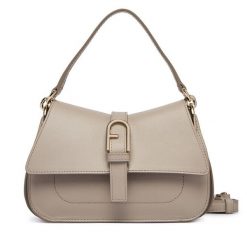 Torebka Furla. Brązowe torebki klasyczne damskie Furla, bez dodatków. Za 1,719.00 zł.