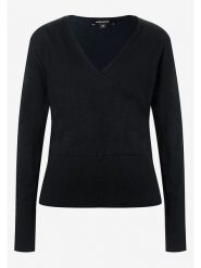 More & More Sweter w kolorze czarnym rozmiar: 40. Czarne swetry klasyczne damskie More & More, s, z wiskozy, bez kołnierzyka. Za 109.78 zł.