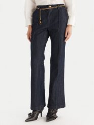 MICHAEL Michael Kors Jeansy MF590HRM24 Granatowy Bootcut Fit. Niebieskie jeansy damskie MICHAEL Michael Kors. Za 689.99 zł.