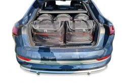 Torby Do Bagażnika Audi E-Tron Sportback Ev 2020-2022 5Szt Kjust. Czarne torby podróżne KJUST, bez wzorów, z kauczuku. Za 1,526.00 zł.
