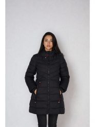 CANADA weather gear Płaszcz zimowy w kolorze granatowym rozmiar: M. Niebieskie płaszcze damskie CANADA weather gear, na zimę, m, bez wzorów, z puchu, bez kaptura. Za 260.99 zł.