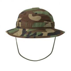 Kapelusz turystyczny Boonie Mk2 US Woodland. Brązowe kapelusze damskie HELIKON-TEX, bez wzorów, sportowe. Za 80.99 zł.
