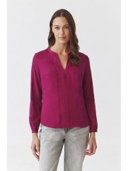 TATUUM Bluzka w kolorze fioletowym rozmiar: 38. Różowe bluzki damskie TATUUM, bez wzorów, z lyocellu, bez kołnierzyka, bez ramiączek. Za 160.96 zł.
