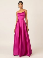 APART Sukienka w kolorze różowym rozmiar: 40. Różowe sukienki damskie Apart, bez wzorów, z satyny, bez ramiączek. Za 422.66 zł.