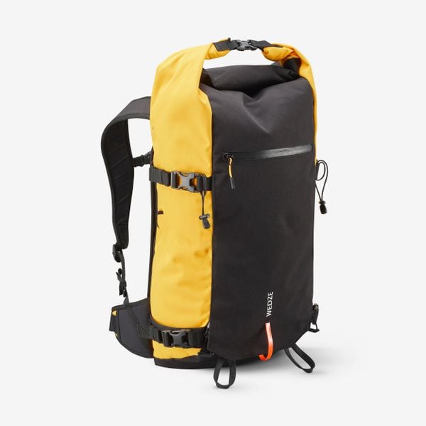 Plecak narciarski / snowboardowy freeride Wedze Robust 30 l. Brązowe plecaki WED'ZE, bez wzorów, z materiału. Za 379.99 zł.