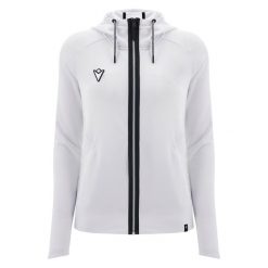 Bluza damska z kapturem Macron Kitilla 3D. Białe bluzy damskie Macron, bez wzorów, z kapturem. Za 383.50 zł.