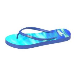 Japonki Speedo M Flip Flop. Niebieskie klapki damskie Speedo, bez wzorów, bez obcasa, bez zapięcia. Za 84.99 zł.