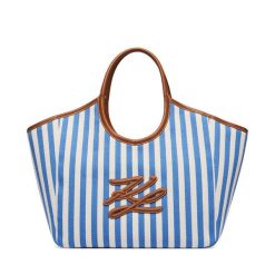 Torebka KARL LAGERFELD. Niebieskie torebki klasyczne damskie KARL LAGERFELD, bez dodatków. Za 649.99 zł.