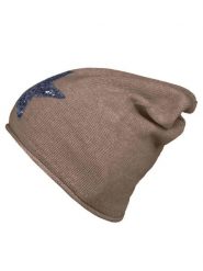 Zwillingsherz Czapka beanie w kolorze jasnobrązowym rozmiar: onesize. Brązowe czapki damskie Zwillingsherz, bez wzorów, z kaszmiru. Za 83.42 zł.