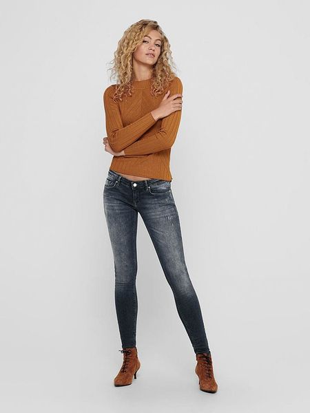 JDY Koszulka "Kate" w kolorze karmelowym rozmiar: S. Brązowe bluzki damskie JDY, s, bez wzorów, prążkowane, bez kołnierzyka, bez ramiączek. Za 74.28 zł.