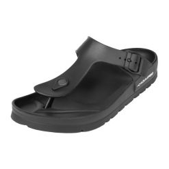 Japonki AQUA-SPEED Monaco. Czarne klapki damskie Aqua-Speed, bez wzorów, bez obcasa, bez zapięcia. Za 59.99 zł.