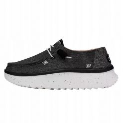HEYDUDE Damskie Mokasyny Wendy Peak Chambray. Czarne mokasyny damskie Hey dude, z materiału, bez obcasa. Za 219.00 zł.