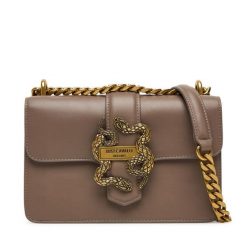 Torebka Just Cavalli. Brązowe torebki wieczorowe damskie Just Cavalli, bez wzorów, bez dodatków. Za 639.99 zł.