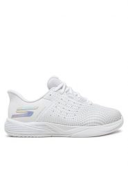 Skechers Sneakersy Viper Court Reload 172101 WHT Biały. Białe obuwie sportowe damskie Skechers, z materiału, bez zapięcia. Za 259.99 zł.