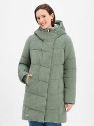 Ragwear Pikowany płaszcz - Pavla Cordy Kobiety Bawełna zielony, XS. Zielone płaszcze damskie Ragwear, xs, bez wzorów, z bawełny, bez kaptura. Za 849.95 zł.