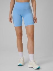 4F Szorty sportowe w kolorze błękitnym rozmiar: M. Niebieskie spodenki sportowe damskie 4F, m, bez wzorów, z materiału, outdoorowe. Za 90.95 zł.